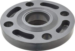 Value Collection - 2" PVC Plastic Pipe Flange (One Piece) - Schedule 80, FIPT End Connections - Top Tool & Supply