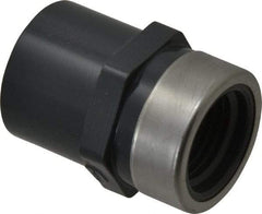 Value Collection - 1/2" PVC Plastic Pipe Reinforced Female Adapter - Slip x SR FIPT End Connections - Top Tool & Supply