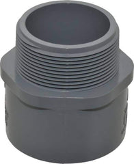 Value Collection - 2" CPVC Plastic Pipe Male Adapter - Schedule 80, MIPT x Slip End Connections - Top Tool & Supply