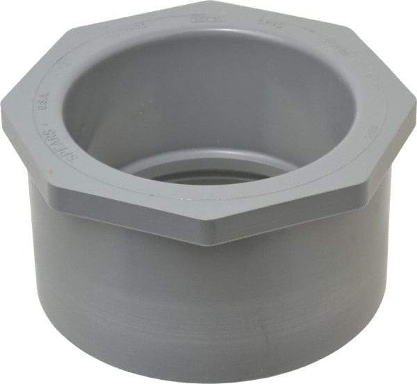 Value Collection - 4 x 3" CPVC Plastic Pipe Bushing - Schedule 80, Spig x Slip End Connections - Top Tool & Supply