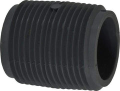 Value Collection - 1" Pipe, 1-1/2" Long CPVC Threaded Plastic Pipe Nipple - Schedule 80, Gray - Top Tool & Supply