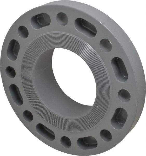 Value Collection - 4" CPVC Plastic Pipe Flange (One Piece) - Slip End Connections - Top Tool & Supply