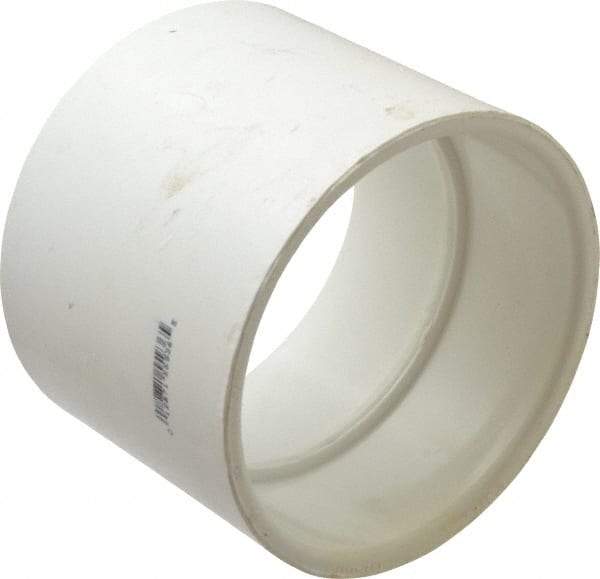 B&K Mueller - 4", PVC Drain, Waste & Vent Pipe Coupling - Hub x Hub - Top Tool & Supply