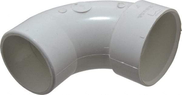 B&K Mueller - 3", PVC Drain, Waste & Vent Pipe 90 Street Elbow - Spig x Hub - Top Tool & Supply