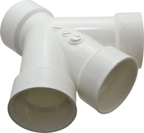 B&K Mueller - 3", PVC Drain, Waste & Vent Pipe Combination TY - Hub x Hub x Hub - Top Tool & Supply