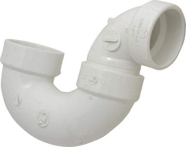 B&K Mueller - 1-1/2", PVC Drain, Waste & Vent Pipe P Trap - Hub x Hub - Top Tool & Supply