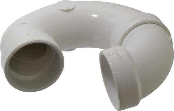 B&K Mueller - 2", PVC Drain, Waste & Vent Pipe P Trap - Hub x Hub - Top Tool & Supply