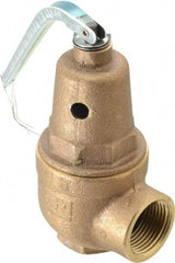 Conbraco - 3/4" Inlet, 1" Outlet, ASME Section IV Safety Relief Valve - 30 Max psi, Bronze, 970,000 BTUs - Top Tool & Supply