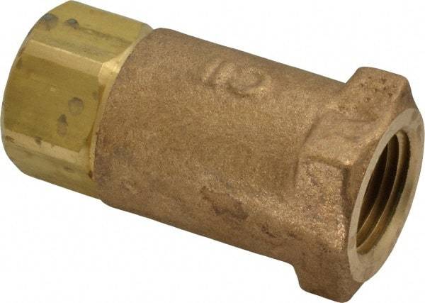 Conbraco - 1/2" Bronze Check Valve - Inline, FNPT x FNPT - Top Tool & Supply