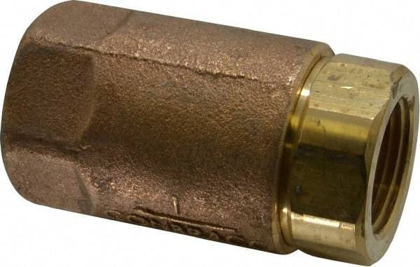 Conbraco - 1" Bronze Check Valve - Inline, FNPT x FNPT - Top Tool & Supply