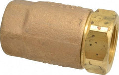 Conbraco - 1-1/4" Bronze Check Valve - Inline, FNPT x FNPT - Top Tool & Supply