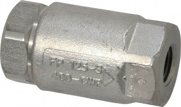 Conbraco - 1/4" Stainless Steel Check Valve - Inline, FNPT x FNPT - Top Tool & Supply