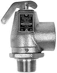 Conbraco - 3/4" Inlet, 1" Outlet, ASME Safety Relief Valve - 35 Max psi, Bronze, 790,000 BTUs - Top Tool & Supply