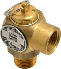 Conbraco - 1/2" Inlet, 1/2" Outlet, ASME Safety Relief Valve - 40 Max psi, Bronze, 305,000 BTUs - Top Tool & Supply