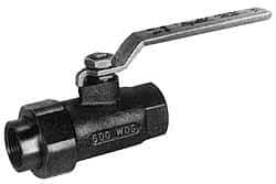 Apollo - 3/4" Pipe, Bronze Single Union Ends Ball Valve - Inline - One Way Flow, Soldered x Soldered Ends, Lever Handle, 600 WOG, 150 WSP - Top Tool & Supply