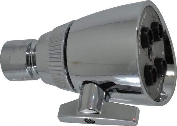 Speakman - 2.5 GPM, 2-1/4 Face Diameter, Shower Head with Brass Ball Joint - 32 Sprayers, Brass and Lexan - Top Tool & Supply