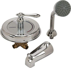 Speakman - Concealed, One Handle, Brass, Valve, Shower Head and Tub Faucet - Lever Handle, Steel Handle - Top Tool & Supply