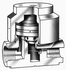 Simtech - 1/2" NPTF Diaphram Operated Valve - 125 Max psi, PP/EPDM Material - Top Tool & Supply