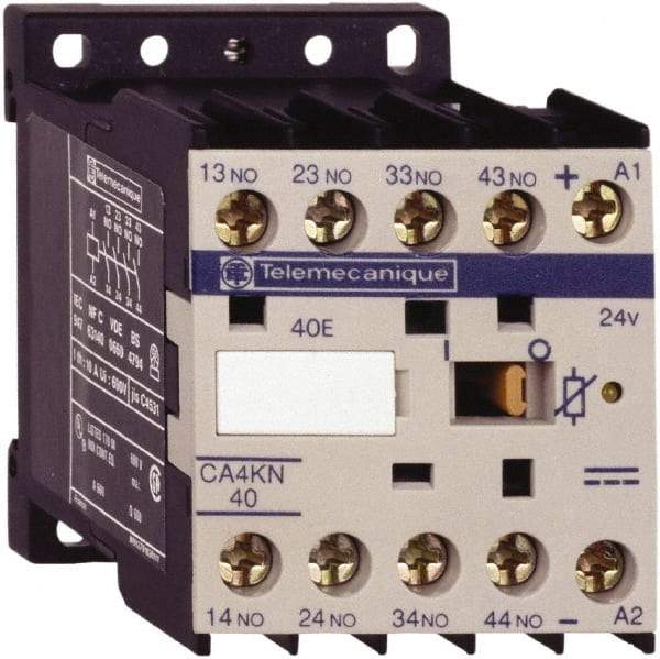 Schneider Electric - 2NC/2NO, 72 VDC Control Relay - 17 V - Top Tool & Supply