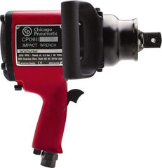 Chicago Pneumatic - 1" Drive, 3,500 RPM, 2,800 Ft/Lb Torque Impact Wrench - Pistol Grip Handle, 1,020 IPM, 48 CFM, 90 psi, 1/2" NPT Inlet - Top Tool & Supply