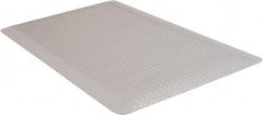 PRO-SAFE - 49' Long x 4' Wide, Dry Environment, Anti-Fatigue Matting - Gray, Vinyl with Vinyl Sponge Base, Beveled on 4 Sides - Top Tool & Supply