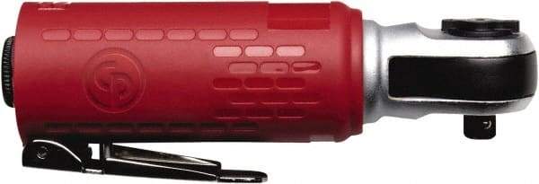 Chicago Pneumatic - 1/4" Drive, 270 RPM, 27 Ft/Lb Torque Ratchet Wrench - Inline Handle, 12 CFM, 90 psi, 1/4" NPT Inlet - Top Tool & Supply