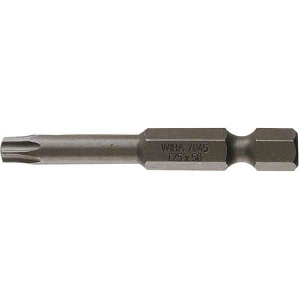 Wiha - T40 Power Bit - 1/4" Drive, 2" OAL - Top Tool & Supply