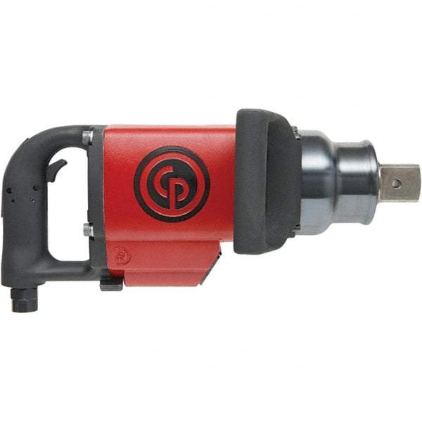 Chicago Pneumatic - 1-1/2" Drive, 3,500 RPM, 3,600 Ft/Lb Torque Impact Wrench - D-Handle, 51.5 CFM, 90 psi, 1/2" NPT Inlet - Top Tool & Supply