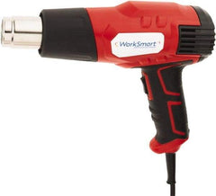 Value Collection - 572 to 932°F Heat Setting, Heat Gun - 120 Volts, 12.5 Amps, 1,500 Watts, 6' Cord Length - Top Tool & Supply