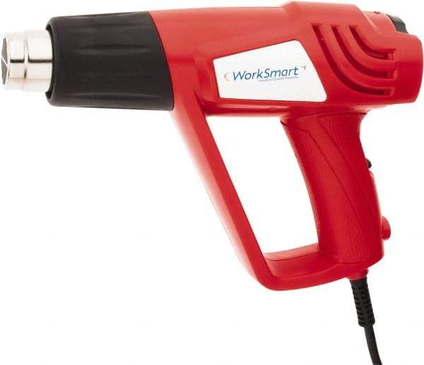 Value Collection - 122 to 1,022°F Heat Setting, Heat Gun - 120 Volts, 12.5 Amps, 1,500 Watts, 6' Cord Length - Top Tool & Supply