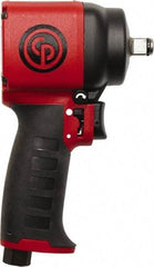 Chicago Pneumatic - 1/2" Drive, 9,400 RPM, 450 Ft/Lb Torque Impact Wrench - Pistol Grip Handle, 22 CFM, 1/4" Inlet - Top Tool & Supply