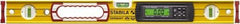 Stabila - 24" Long 3 Vial Box Beam Level - Aluminum, Yellow, 2 Plumb & 1 Level Vials - Top Tool & Supply