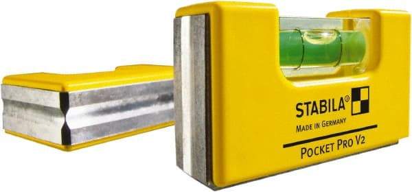 Stabila - Tubular & Pocket Levels Mounting Type: Pocket Clip Mounting Direction: Horizontal/Vertical - Top Tool & Supply