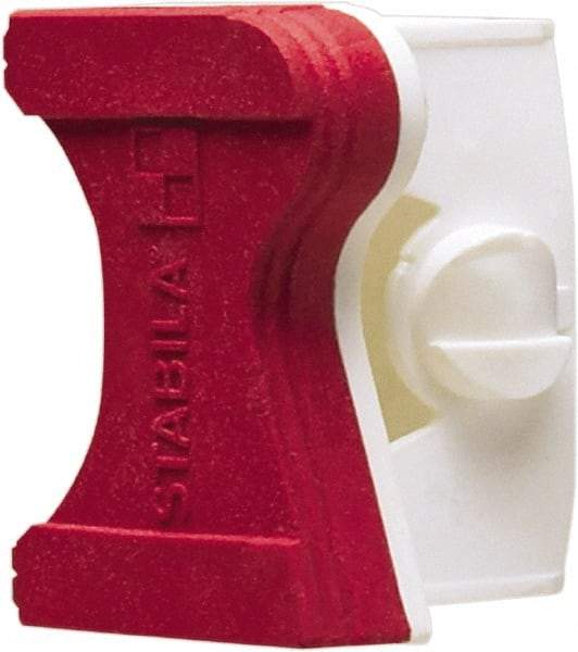 Stabila - Level Replacement End Cap Mount - Red, Use with R300 Series Levels - Top Tool & Supply