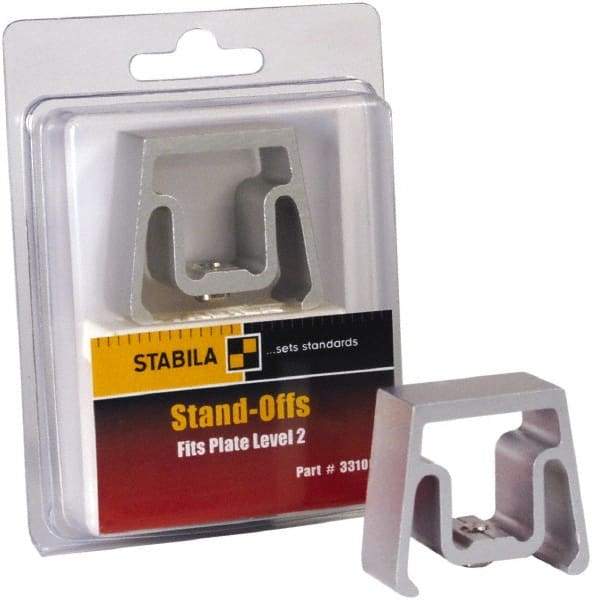 Stabila - Plate Level Standoff Mount - Silver, Use with 35610, 35712, 34610 & 34712 - Top Tool & Supply