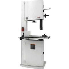 Jet - 18" Throat Capacity, Step Pulley Vertical Bandsaw - 2,300/3,800 SFPM, 1.75 hp, Single Phase - Top Tool & Supply