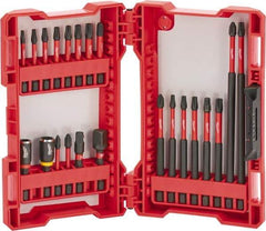 Milwaukee Tool - 22 Piece, Drive Set - Multi-Purpose Tool Kit Kit, 1/4" Drive, Phillips, Torx, Magnetic Bit Holder Point - Top Tool & Supply