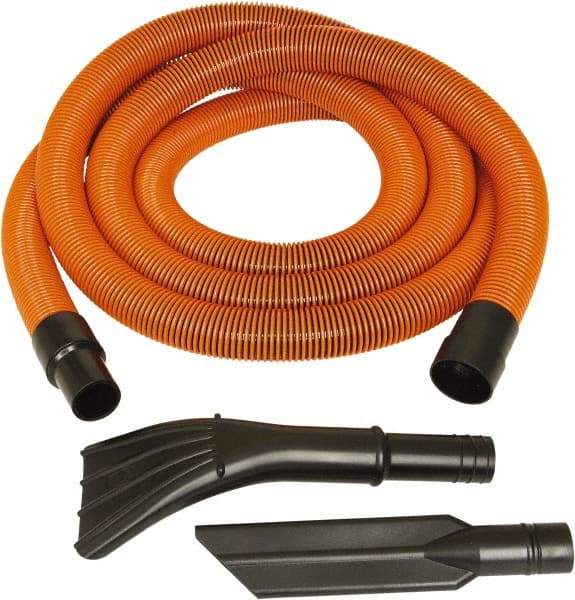 Flexaust - 12' Hose Length, Accessory Kit - Use With All Vacuums with Inlet - Top Tool & Supply