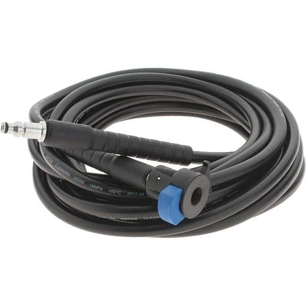 PRO-SOURCE - 2,600 Max psi Fixed Pressure Washer Hose - 25' Long, 6.35 Orifice, 1/4" Hole Size - Top Tool & Supply