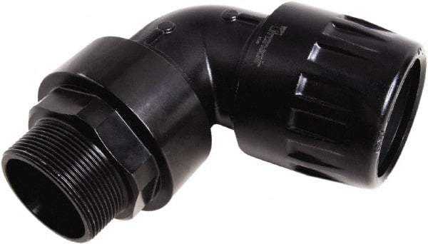 Transair - 7/8" ID, 25mm OD, 90° Male Elbow - Plastic, 232 Max psi, 1/2 Male NPT - Top Tool & Supply