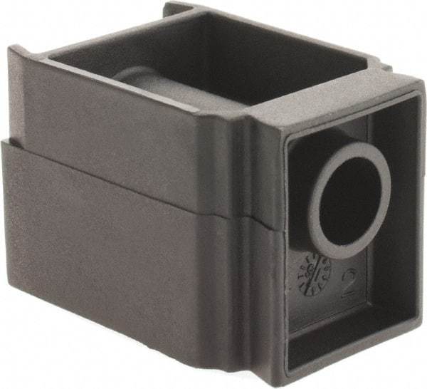 Transair - 7/16" OD, Spacer Block for Pipe Clips - Plastic, 232 Max psi, 1-3/16" Long - Top Tool & Supply