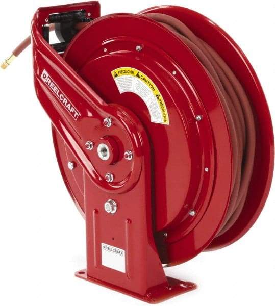 Reelcraft - 100' Spring Retractable Hose Reel - 300 psi, Hose Included - Top Tool & Supply