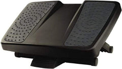 FELLOWES - 17-3/4" Wide, 6-1/2" High Foot Rest - Black & Gray - Top Tool & Supply