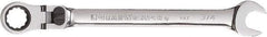 GearWrench - 3/4" 12 Point Flexhead Combination Wrench - Chrome Vanadium Steel, Full Polish Finish - Top Tool & Supply