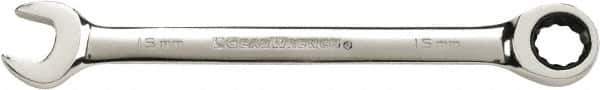 GearWrench - 18mm 12 Point Combination Wrench - Chrome Vanadium Steel, Full Polish Finish - Top Tool & Supply