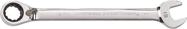 GearWrench - 22mm 12 Point Combination Wrench - Chrome Vanadium Steel, Full Polish Finish - Top Tool & Supply