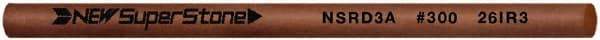 Value Collection - Round Ceramic Finishing Stick - 100mm Long x 2.35mm Wide x 2.4mm Thick, 300 Grit - Top Tool & Supply