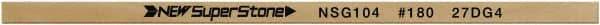 Value Collection - Flat Ceramic Finishing Stick - 100mm Long x 0.5mm Wide x 10mm Thick, 180 Grit - Top Tool & Supply