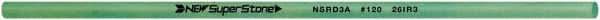 Value Collection - Round Ceramic Finishing Stick - 100mm Long x 3.175mm Wide x 3.2mm Thick, 120 Grit - Top Tool & Supply