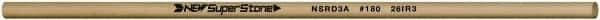 Value Collection - Round Ceramic Finishing Stick - 100mm Long x 3.175mm Wide x 3.2mm Thick, 180 Grit - Top Tool & Supply